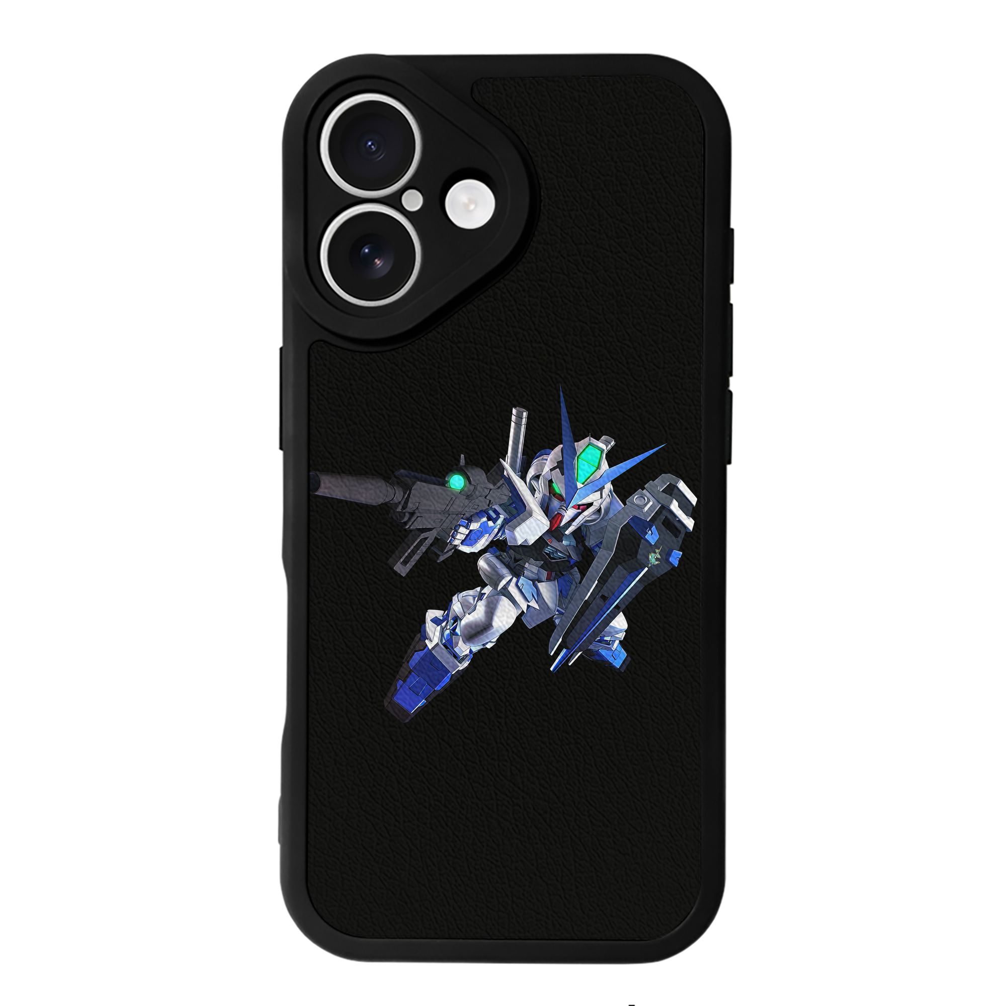 （画像用） 機動戦士ガンダム Mobile Suit Gundam 【iPhone 16シリーズ対応】シリコンスマホケース（レザー調） 材質：シリコン